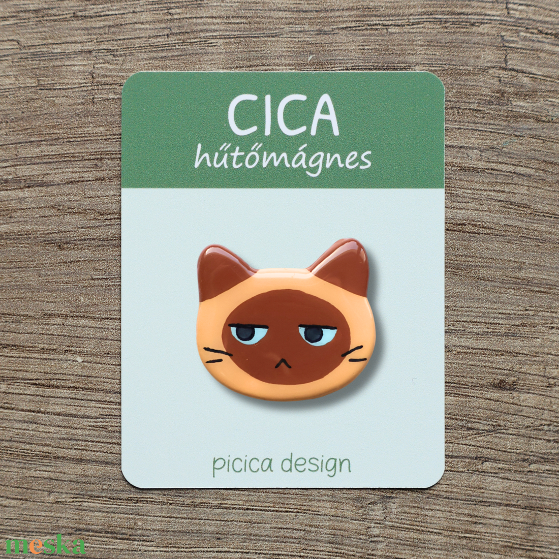 Cica hűtőmágnes - Barna sziámi Morcos - otthon & életmód - konyhafelszerelés, tálalás - konyhai dekoráció - hűtőmágnes - Meska.hu Cica hűtőmágnes - Barna sziámi Morcos - otthon & életmód - konyhafelszerelés, tálalás - konyhai dekoráció - hűtőmágnes - Meska.hu