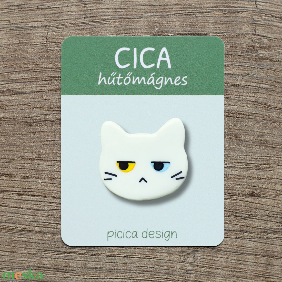 Cica hűtőmágnes - Fehér Morcos - otthon & életmód - konyhafelszerelés, tálalás - konyhai dekoráció - hűtőmágnes - Meska.hu Cica hűtőmágnes - Fehér Morcos - otthon & életmód - konyhafelszerelés, tálalás - konyhai dekoráció - hűtőmágnes - Meska.hu
