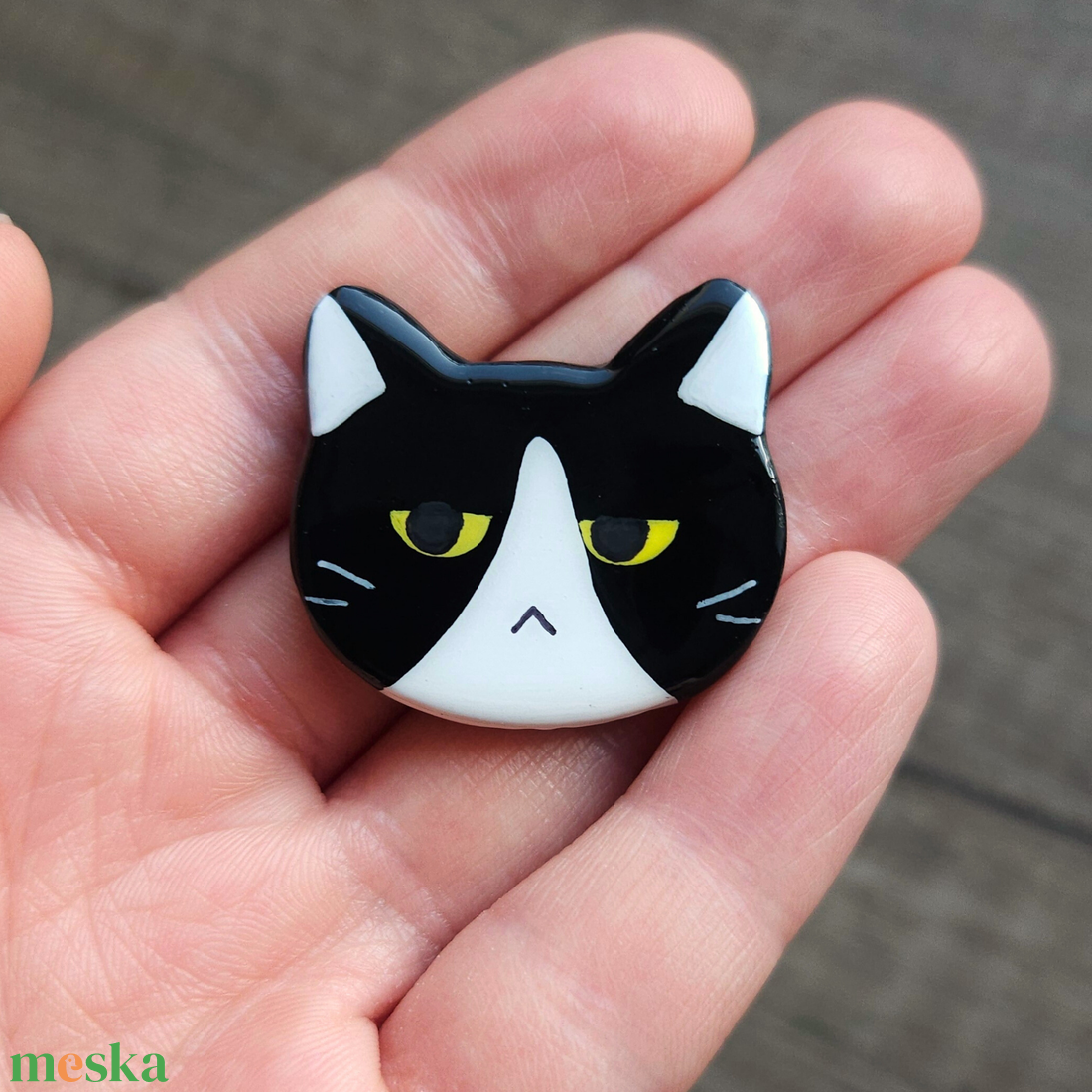 Cica hűtőmágnes - Fekete tuxedo Morcos - otthon & életmód - konyhafelszerelés, tálalás - konyhai dekoráció - hűtőmágnes - Meska.hu Cica hűtőmágnes - Fekete tuxedo Morcos - otthon & életmód - konyhafelszerelés, tálalás - konyhai dekoráció - hűtőmágnes - Meska.hu