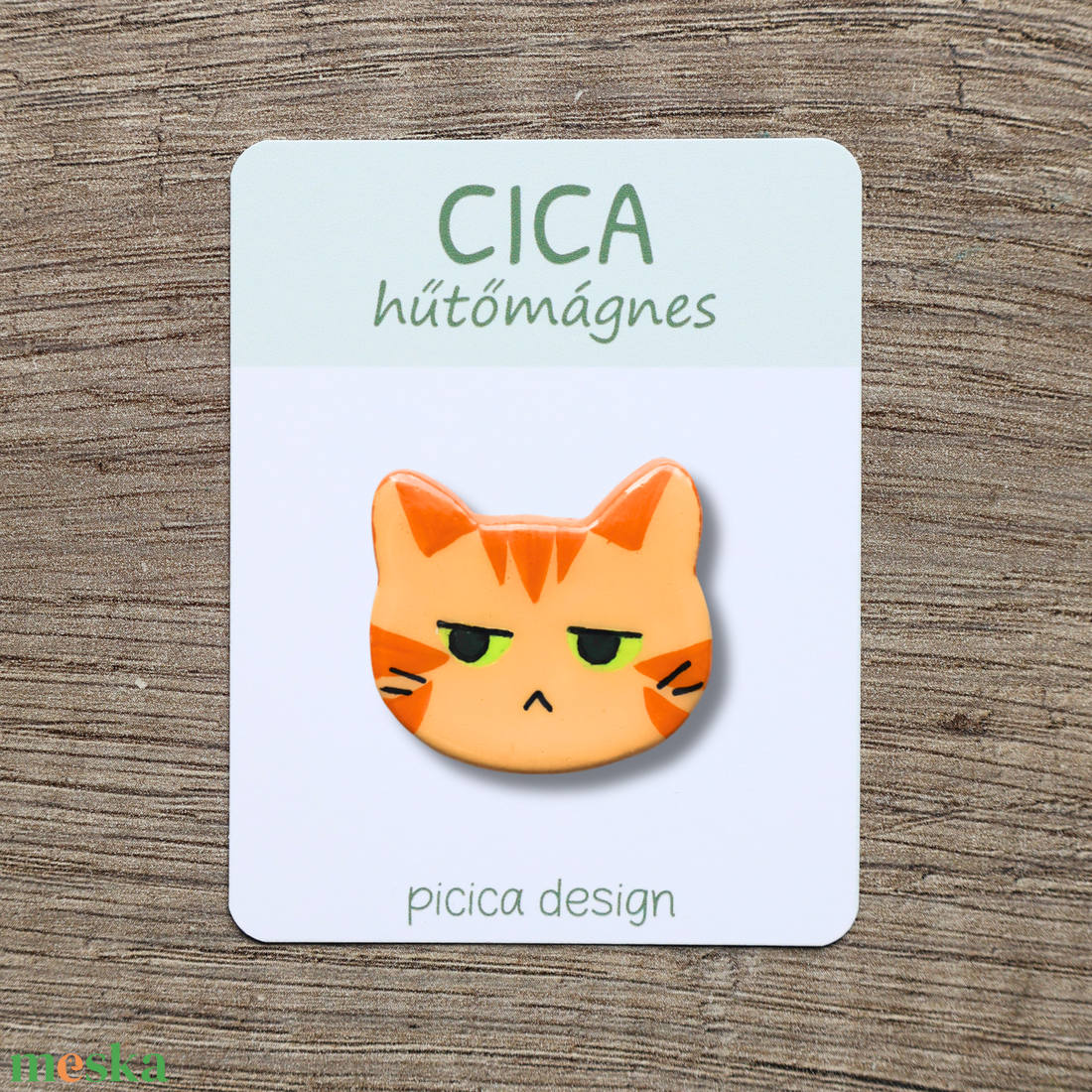 Cica hűtőmágnes - Narancs cirmos Morcos - otthon & életmód - konyhafelszerelés, tálalás - konyhai dekoráció - hűtőmágnes - Meska.hu Cica hűtőmágnes - Narancs cirmos Morcos - otthon & életmód - konyhafelszerelés, tálalás - konyhai dekoráció - hűtőmágnes - Meska.hu