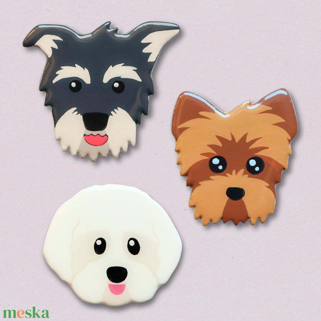 A Te kutyád hűtőmágnes - otthon & életmód - konyhafelszerelés, tálalás - konyhai dekoráció - hűtőmágnes - Meska.hu