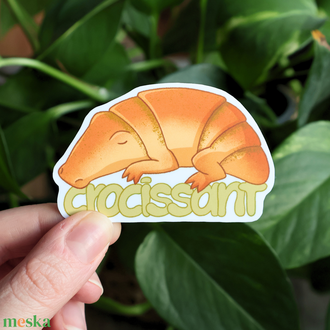 Crocissant matrica - otthon & életmód - papír, írószer - matrica, matrica csomag - Meska.hu