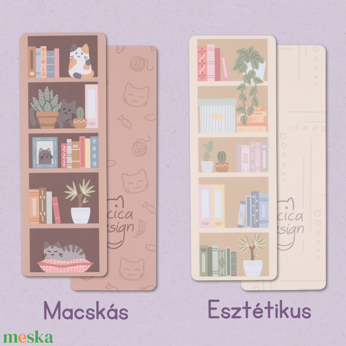 Shelfie könyvjelző - könyv & zene - könyvjelző - Meska.hu