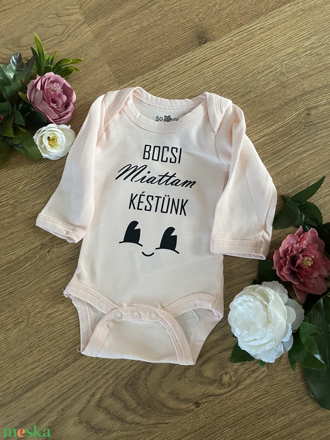 Baba köszöntő body- egyedi felirattal - játék & sport - babalátogató ajándékcsomag - Meska.hu