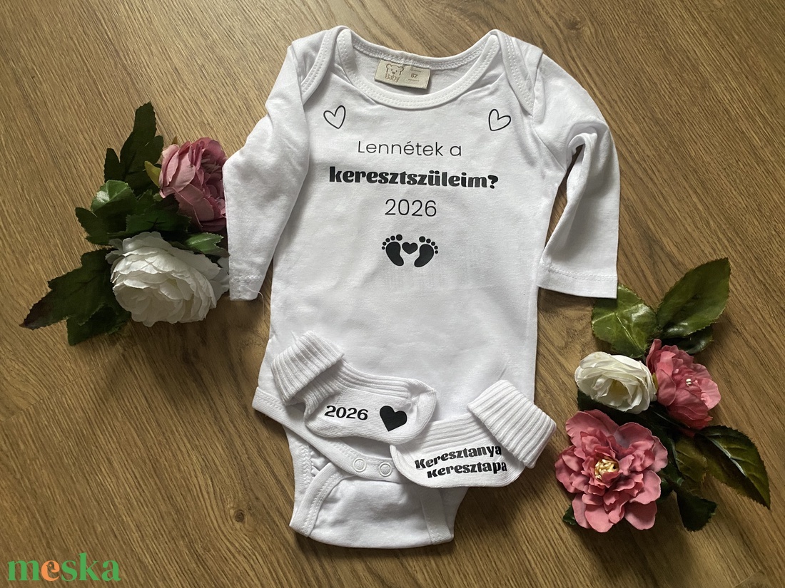 Keresztszülő felkérő ajándék csomag - játék & sport - babalátogató ajándékcsomag - Meska.hu