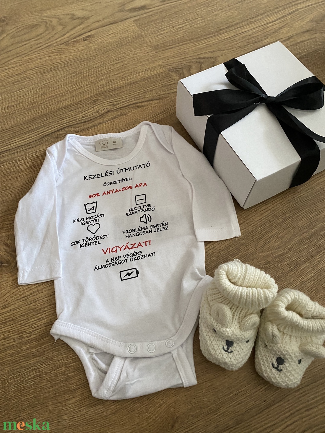 Babaváró, baba bejelentő ajándékcsomag  - játék & sport - babalátogató ajándékcsomag - Meska.hu