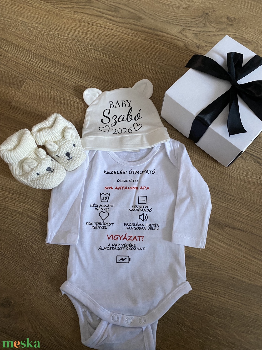 Babaváró, baba bejelentő ajándékcsomag  - játék & sport - babalátogató ajándékcsomag - Meska.hu