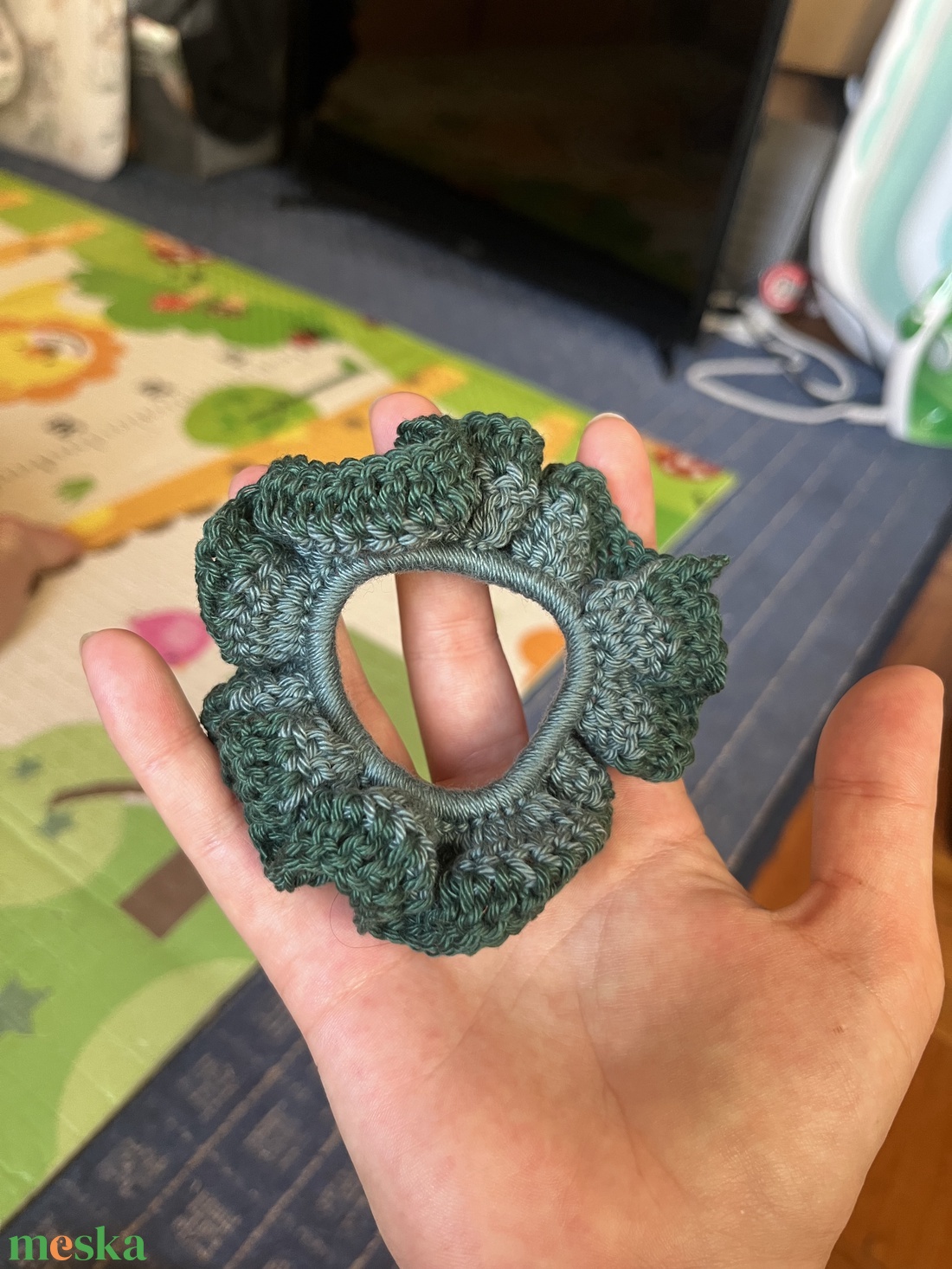 Horgolt scrunchie - ruha & divat - hajdísz & hajcsat - hajgumi - Meska.hu