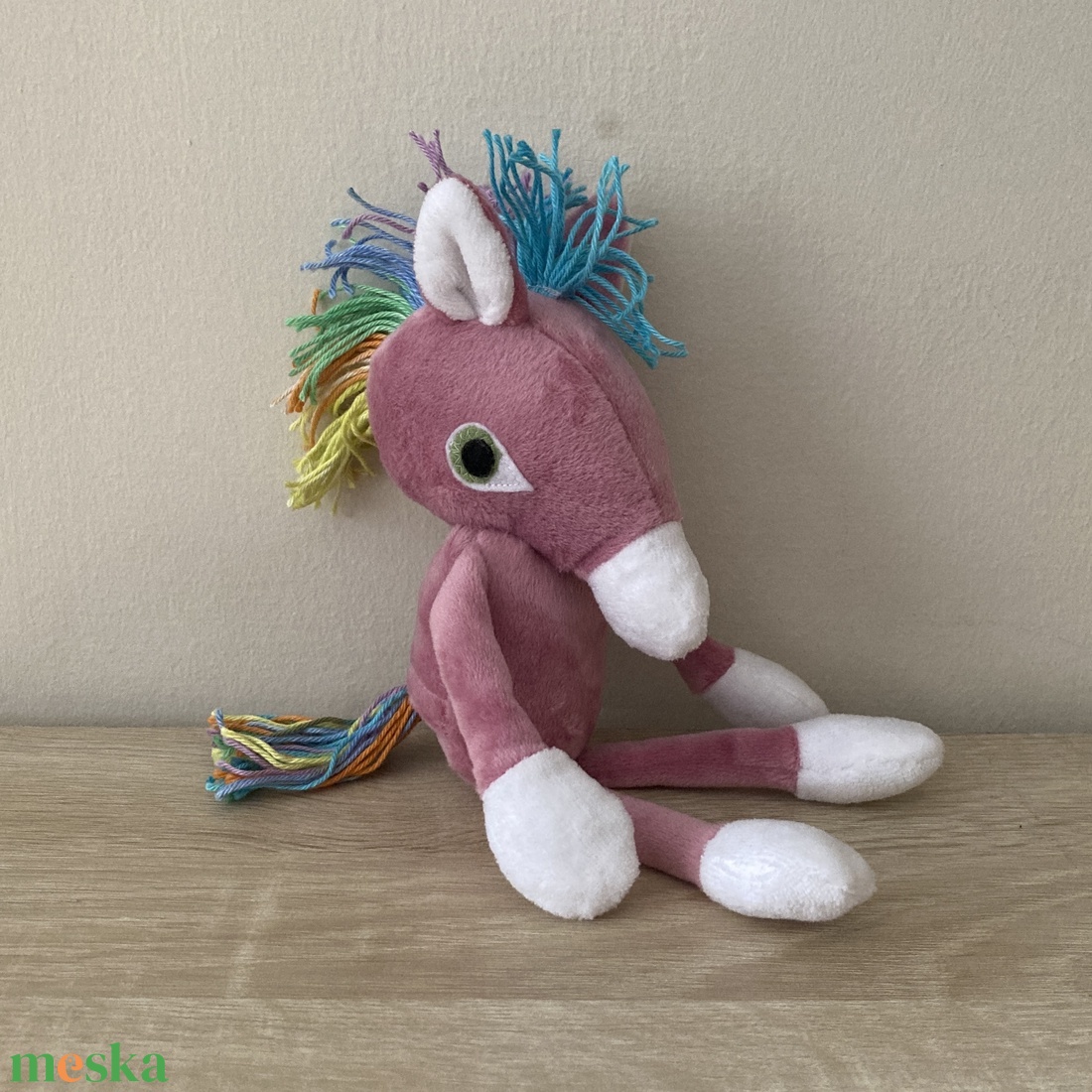 Póni plüssfigura és báb egyben. - játék & sport - plüssállat & játékfigura - ló - Meska.hu