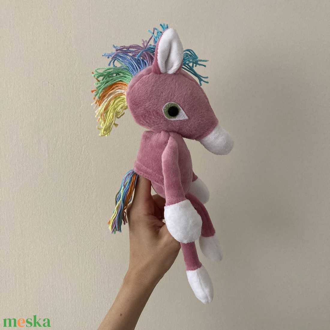 Póni plüssfigura és báb egyben. - játék & sport - plüssállat & játékfigura - ló - Meska.hu