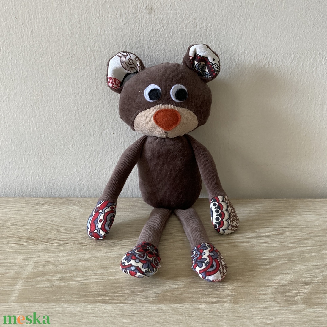 Maci plüssfigura és báb egyben. - játék & sport - plüssállat & játékfigura - maci - Meska.hu