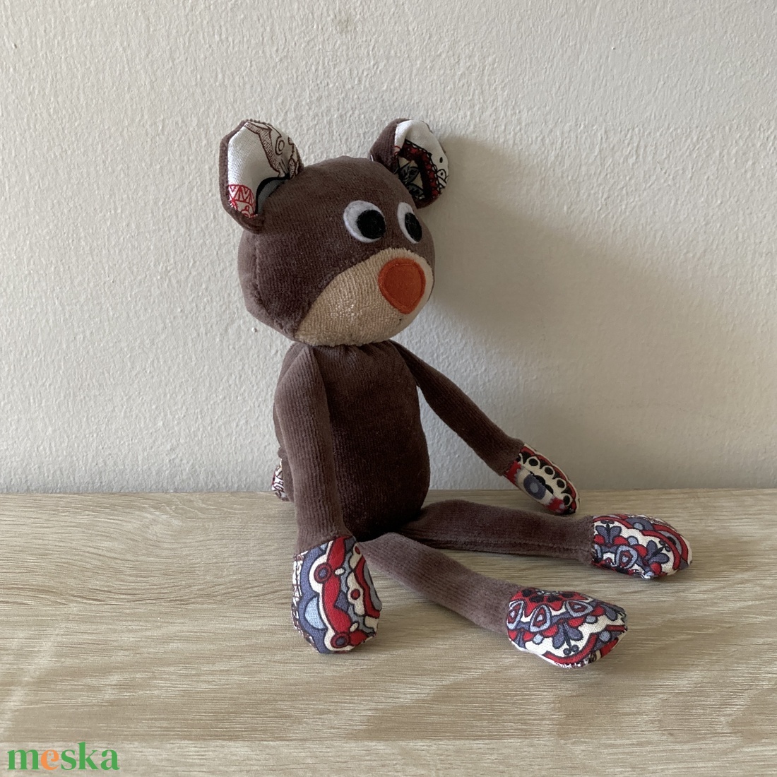 Maci plüssfigura és báb egyben. - játék & sport - plüssállat & játékfigura - maci - Meska.hu