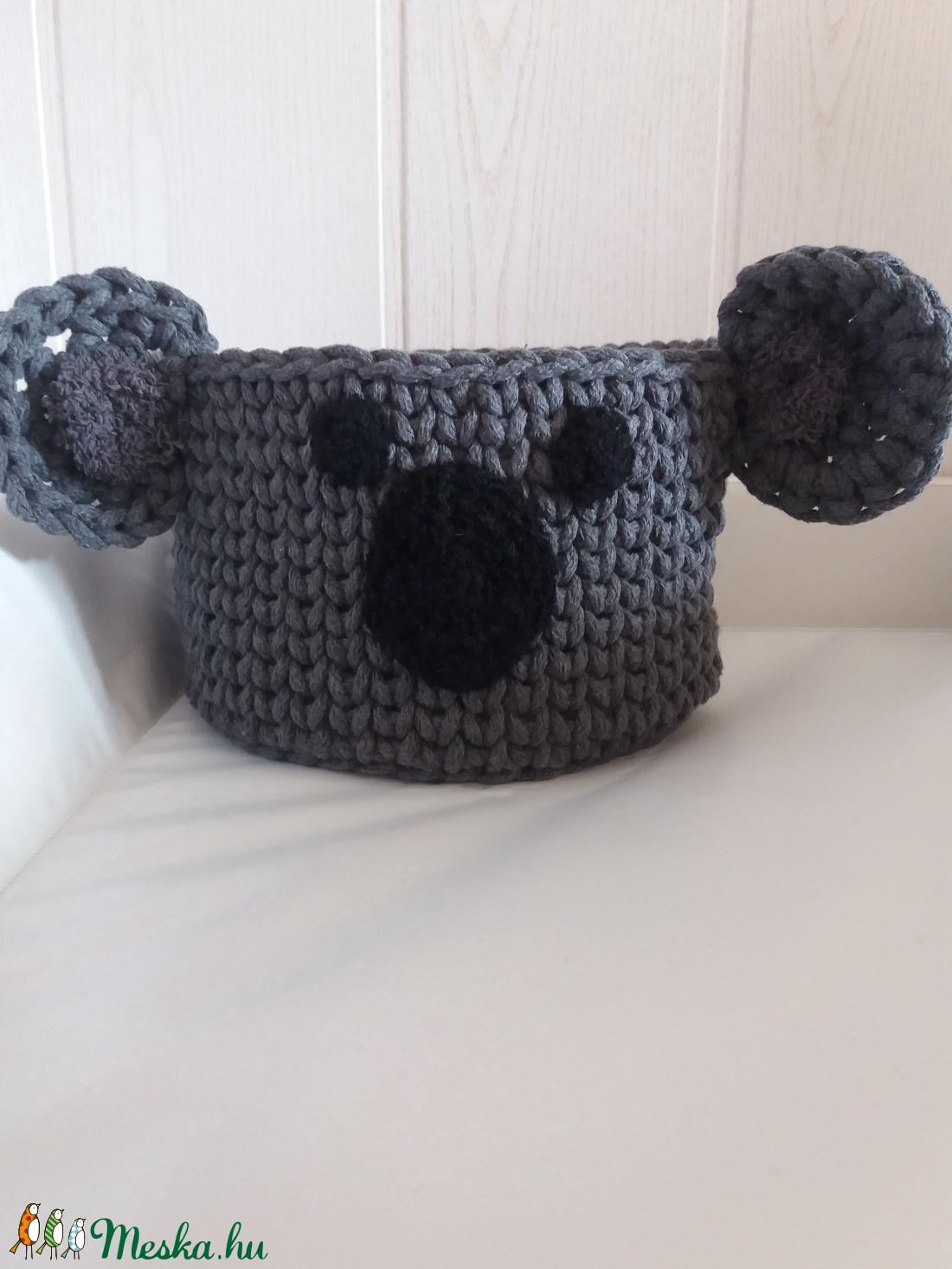 Horgolt tároló babaszobába - koala. - - Meska.hu Horgolt tároló babaszobába - koala. - - Meska.hu