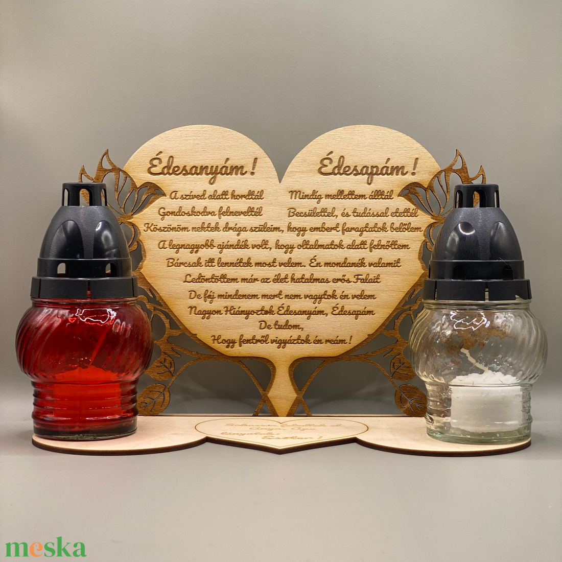 Temető dísz Édesanyámnak és Édesapámnak - otthon & életmód - vallás - temetkezési tárgy - Meska.hu