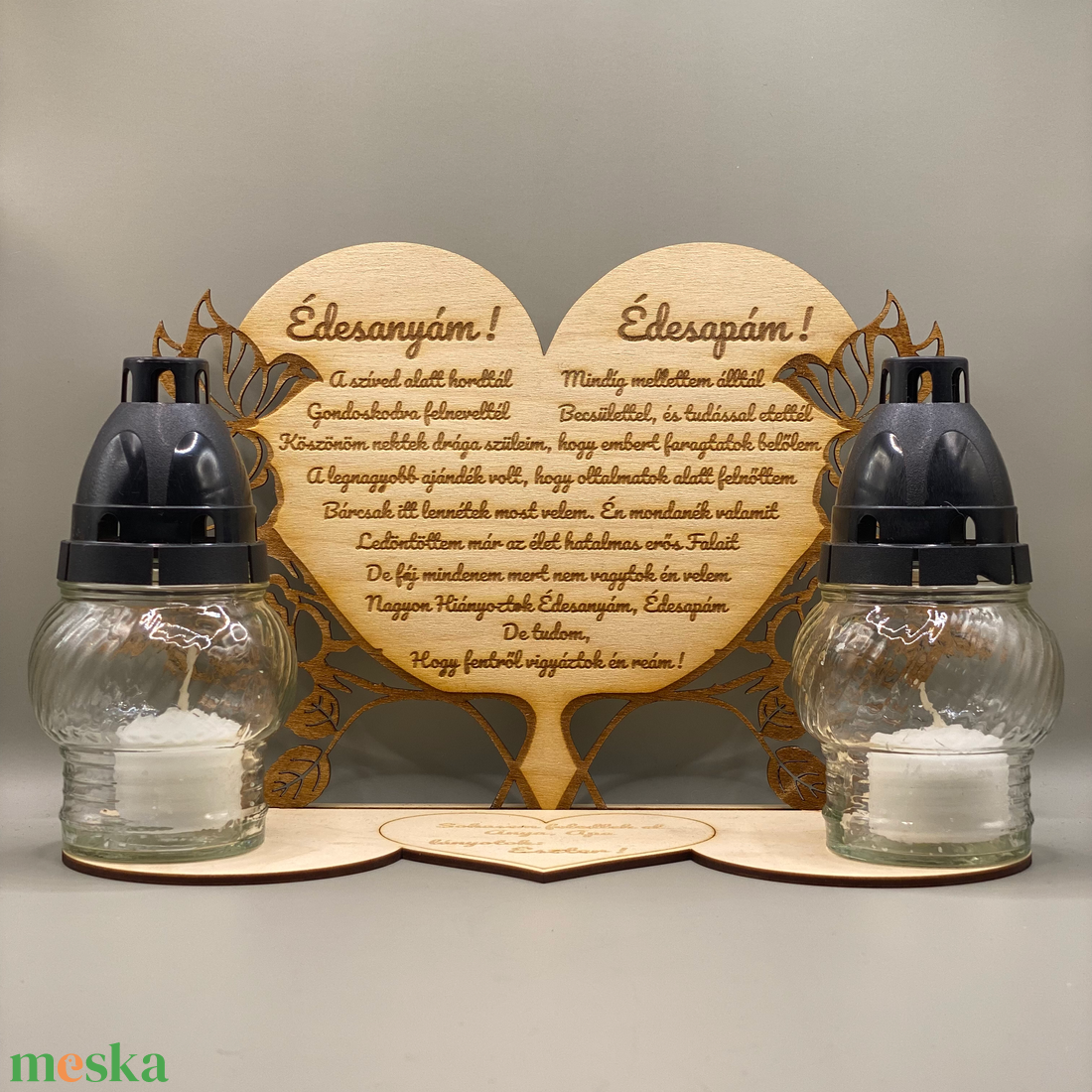 Temető dísz Édesanyámnak és Édesapámnak - otthon & életmód - vallás - temetkezési tárgy - Meska.hu