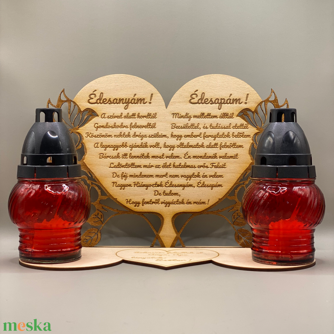 Temető dísz Édesanyámnak és Édesapámnak - otthon & életmód - vallás - temetkezési tárgy - Meska.hu