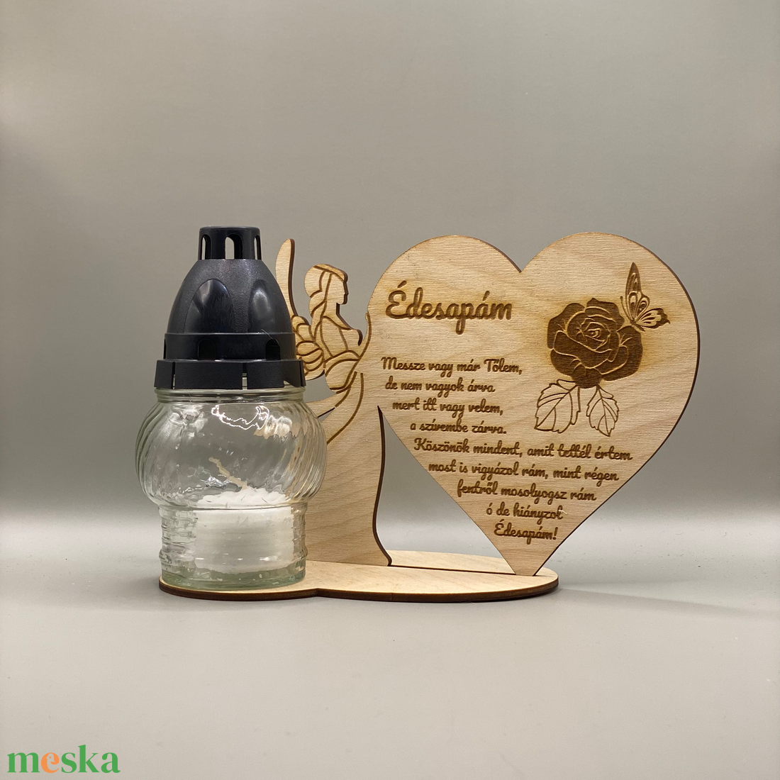 Temető dísz Édesapámnak - otthon & életmód - vallás - temetkezési tárgy - Meska.hu