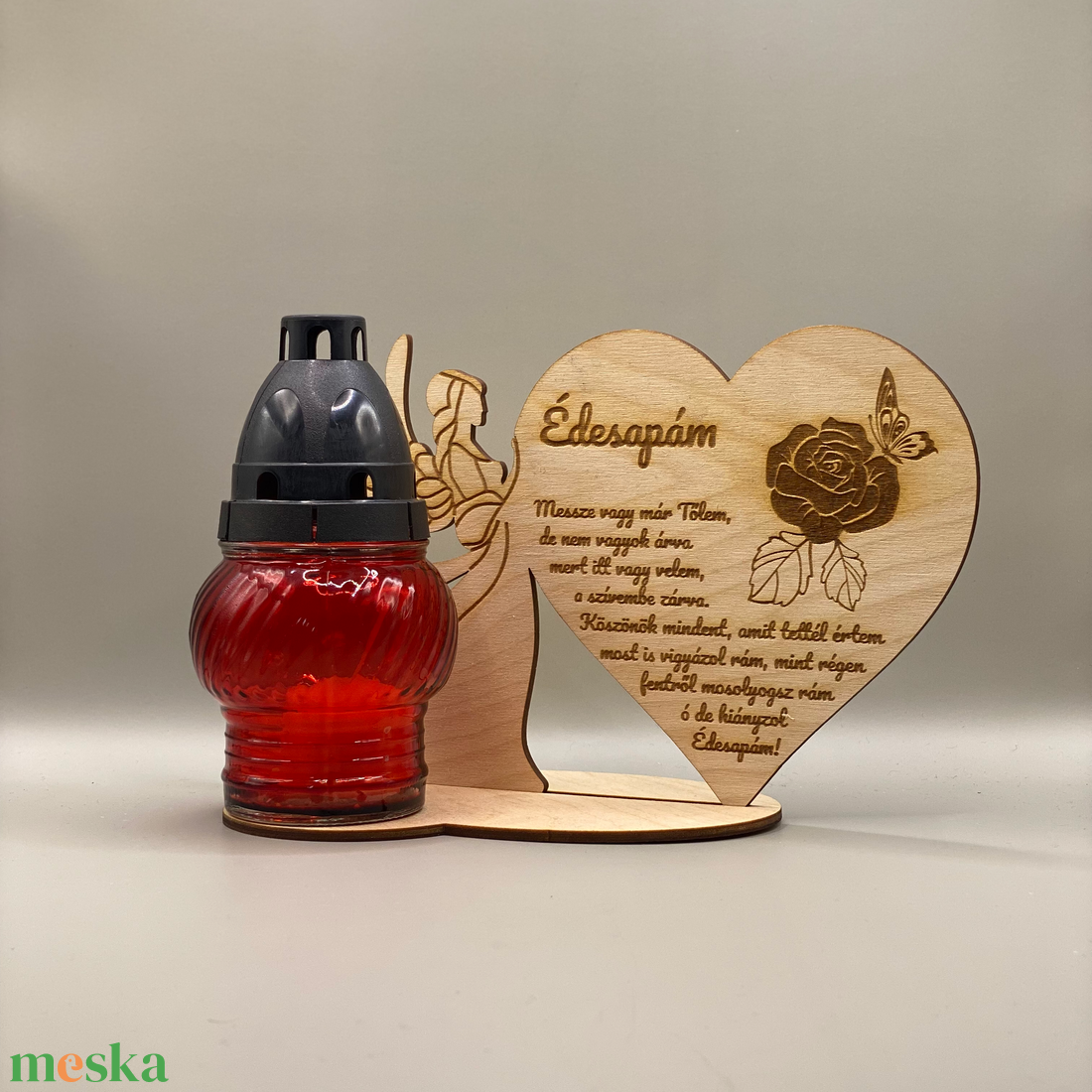 Temető dísz Édesapámnak - otthon & életmód - vallás - temetkezési tárgy - Meska.hu