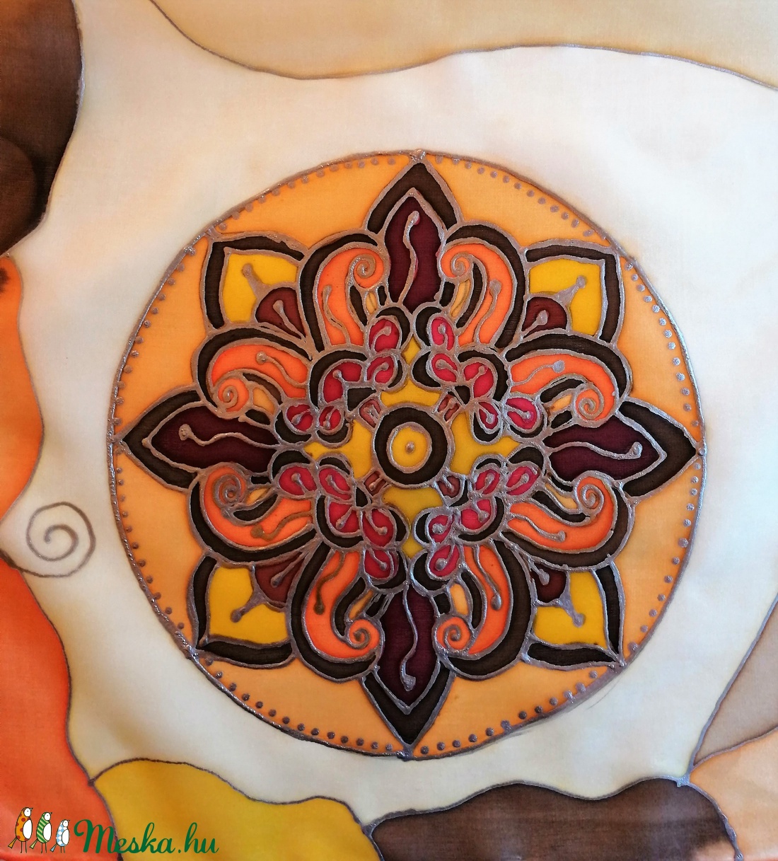 A honfoglalás kori geszterédi szablya palmettacsokra inspirálta ezt a mandala mintás kendőt - ruha & divat - Meska.hu A honfoglalás kori geszterédi szablya palmettacsokra inspirálta ezt a mandala mintás kendőt - ruha & divat - Meska.hu