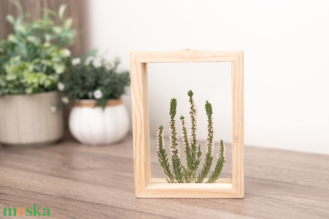 Préselt Fehér Csarab natúr fa keretben 10.6 x 15 x 4.1 cm - otthon & életmód - dekoráció - kép & falikép - képkeret - Meska.hu Préselt Fehér Csarab natúr fa keretben 10.6 x 15 x 4.1 cm - otthon & életmód - dekoráció - kép & falikép - képkeret - Meska.hu