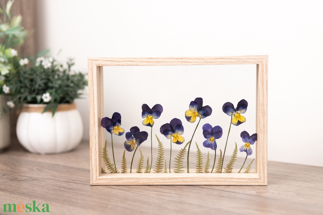 Kék-sárga árvácska virágok fa keretben 14 x 19 cm - otthon & életmód - dekoráció - kép & falikép - üvegkép - Meska.hu Kék-sárga árvácska virágok fa keretben 14 x 19 cm - otthon & életmód - dekoráció - kép & falikép - üvegkép - Meska.hu