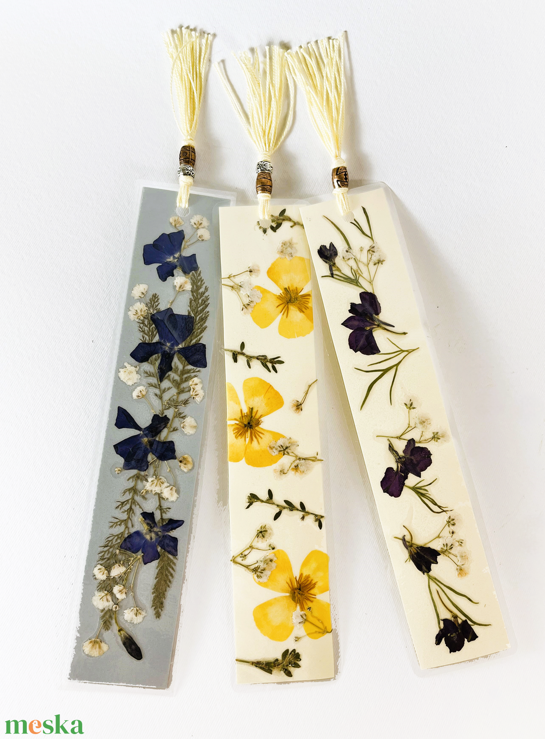 1# Préselt virágos laminált könyvjelző 3 db-os csomagban 20 cm x 4 cm - otthon & életmód - dekoráció - kép & falikép - üvegkép - Meska.hu 1# Préselt virágos laminált könyvjelző 3 db-os csomagban 20 cm x 4 cm - otthon & életmód - dekoráció - kép & falikép - üvegkép - Meska.hu