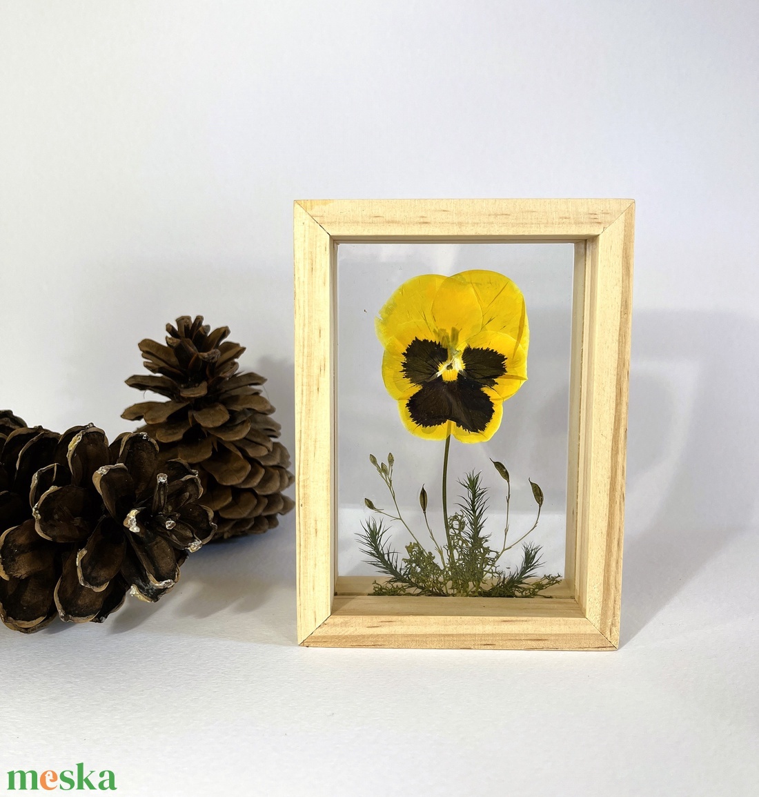 Préselt napsárga árvácska natúr fa keretben 10.6 x 15 x 4.1 cm - otthon & életmód - dekoráció - kép & falikép - képkeret - Meska.hu Préselt napsárga árvácska natúr fa keretben 10.6 x 15 x 4.1 cm - otthon & életmód - dekoráció - kép & falikép - képkeret - Meska.hu