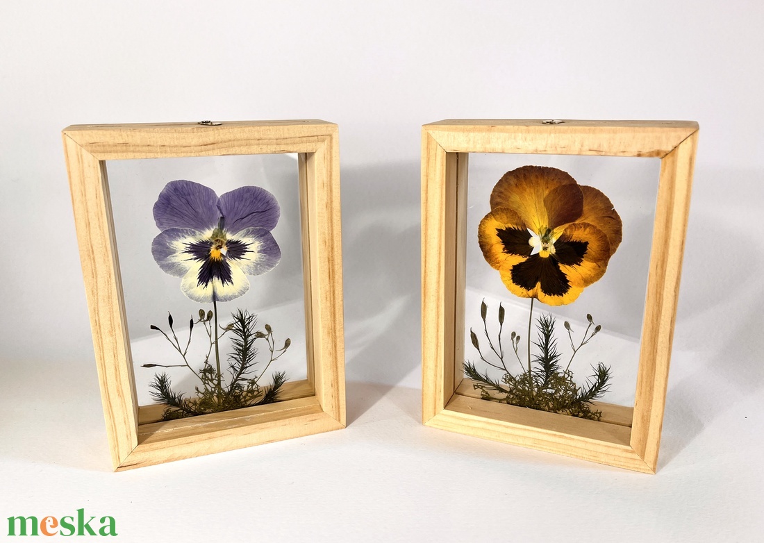 Páros árvácska képek natúr fa keretben 10.6 x 15 x 4.1 cm - otthon & életmód - dekoráció - kép & falikép - képkeret - Meska.hu