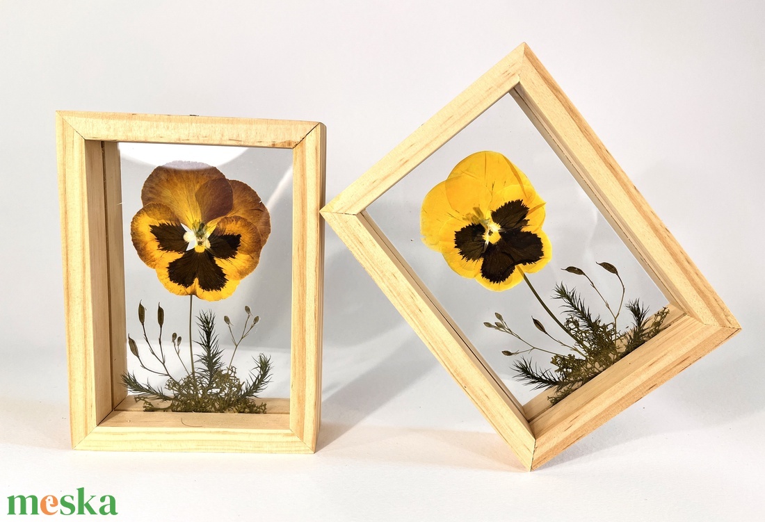 Páros árvácska képek natúr fa keretben 10.6 x 15 x 4.1 cm - otthon & életmód - dekoráció - kép & falikép - képkeret - Meska.hu