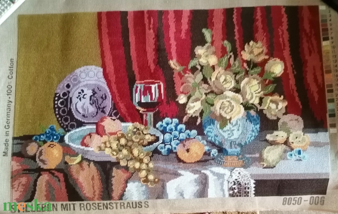 Gobelin csendélet - művészet - textilkép - gobelin - Meska.hu Gobelin csendélet - művészet - textilkép - gobelin - Meska.hu