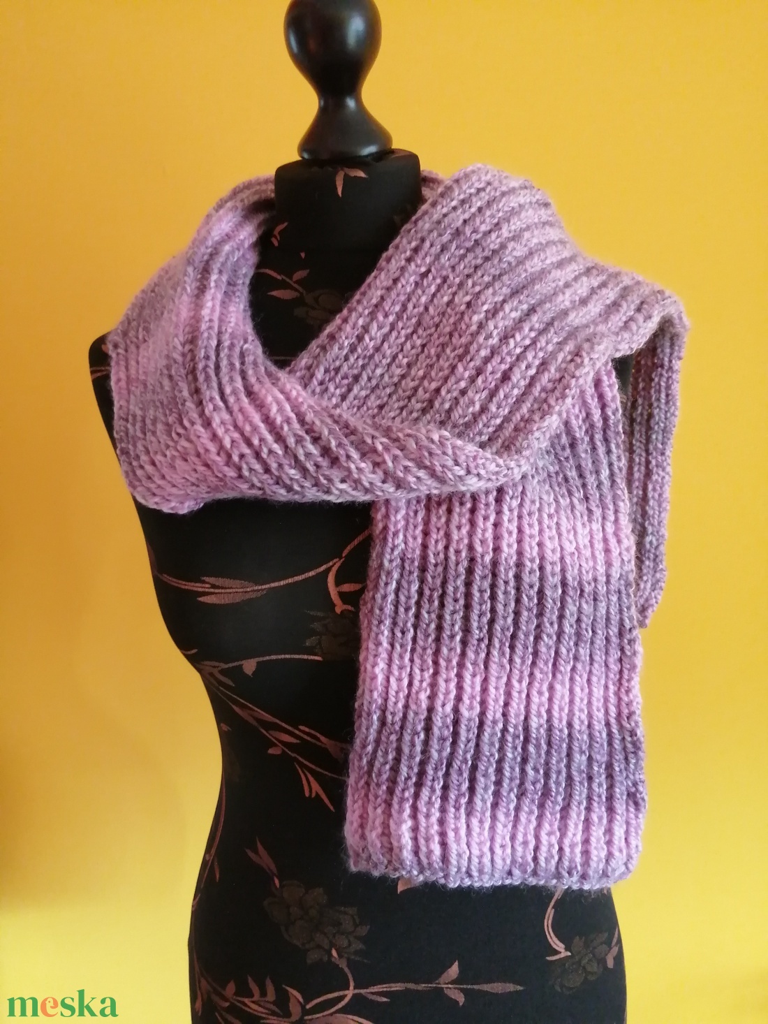 Lila sál - ruha & divat - sál, sapka, kendő - sál - Meska.hu