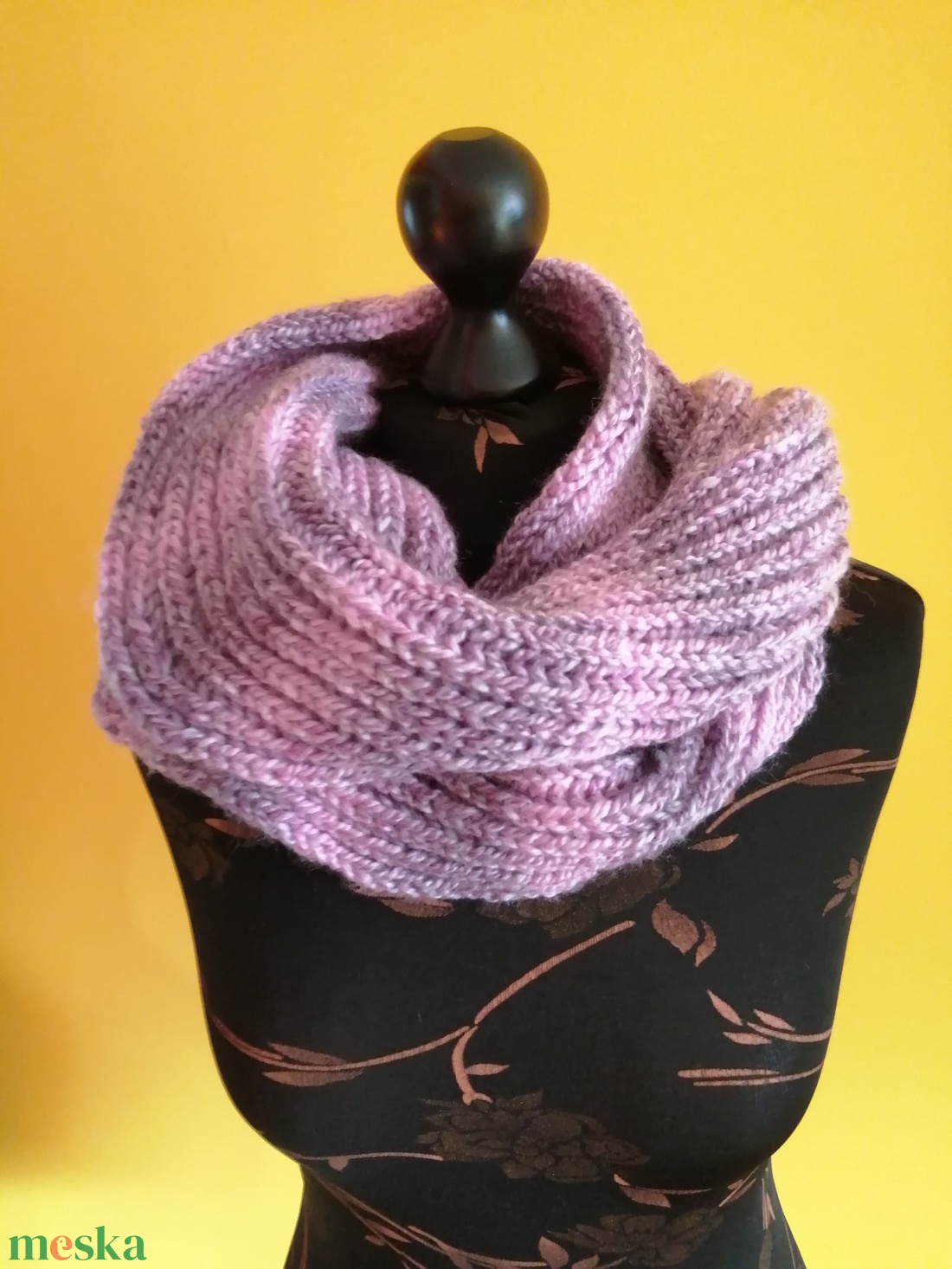 Lila sál - ruha & divat - sál, sapka, kendő - sál - Meska.hu