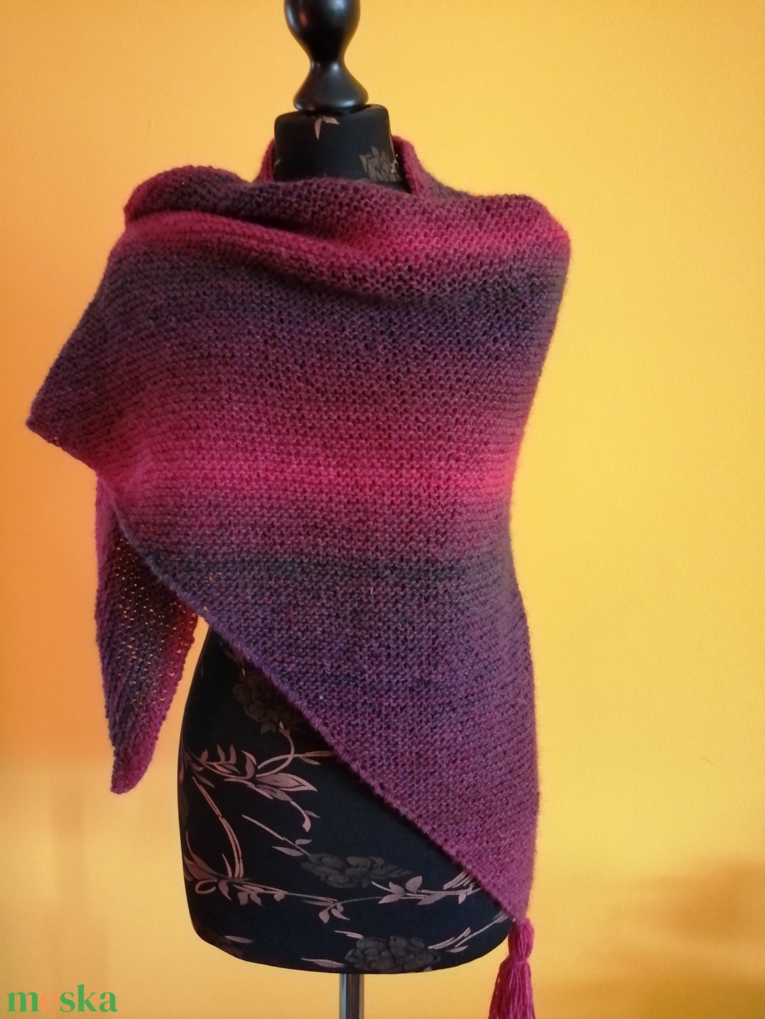 Kötött kendő - ruha & divat - sál, sapka, kendő - kendő - Meska.hu