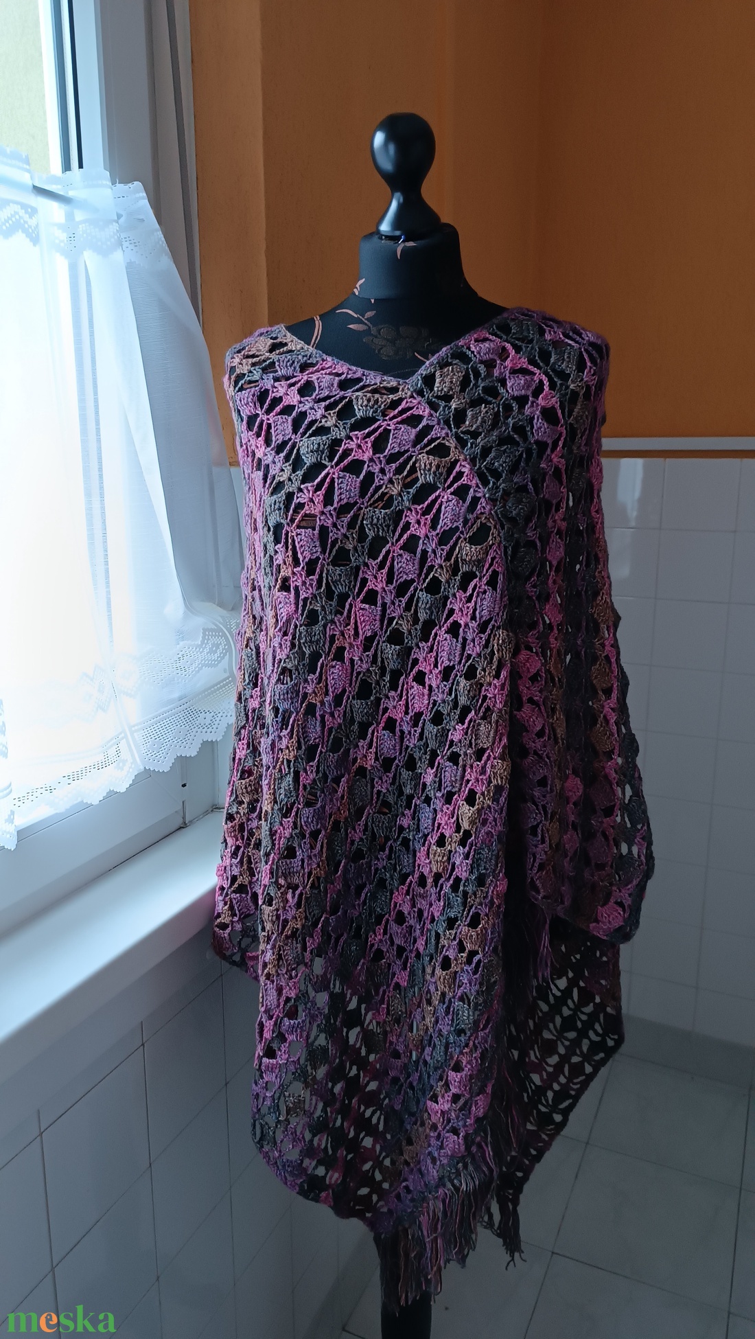rózsafa poncsó - ruha & divat - női ruha - poncsó - Meska.hu rózsafa poncsó - ruha & divat - női ruha - poncsó - Meska.hu