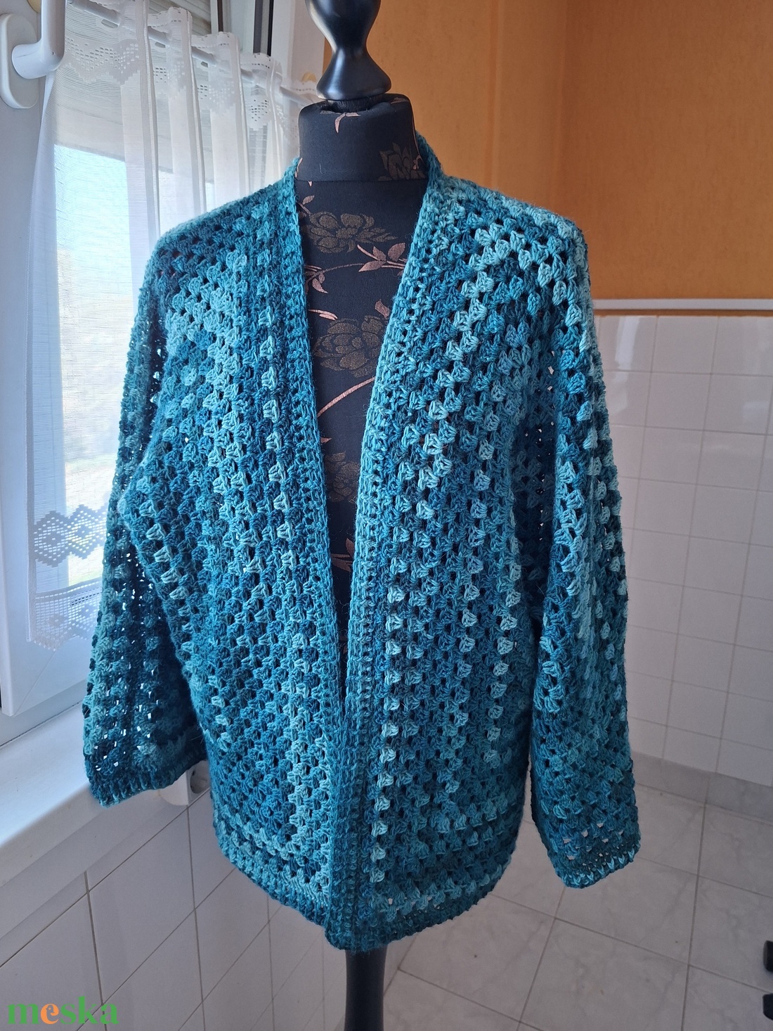 Divatos hexagon kabátka - ruha & divat - női ruha - bolero - Meska.hu