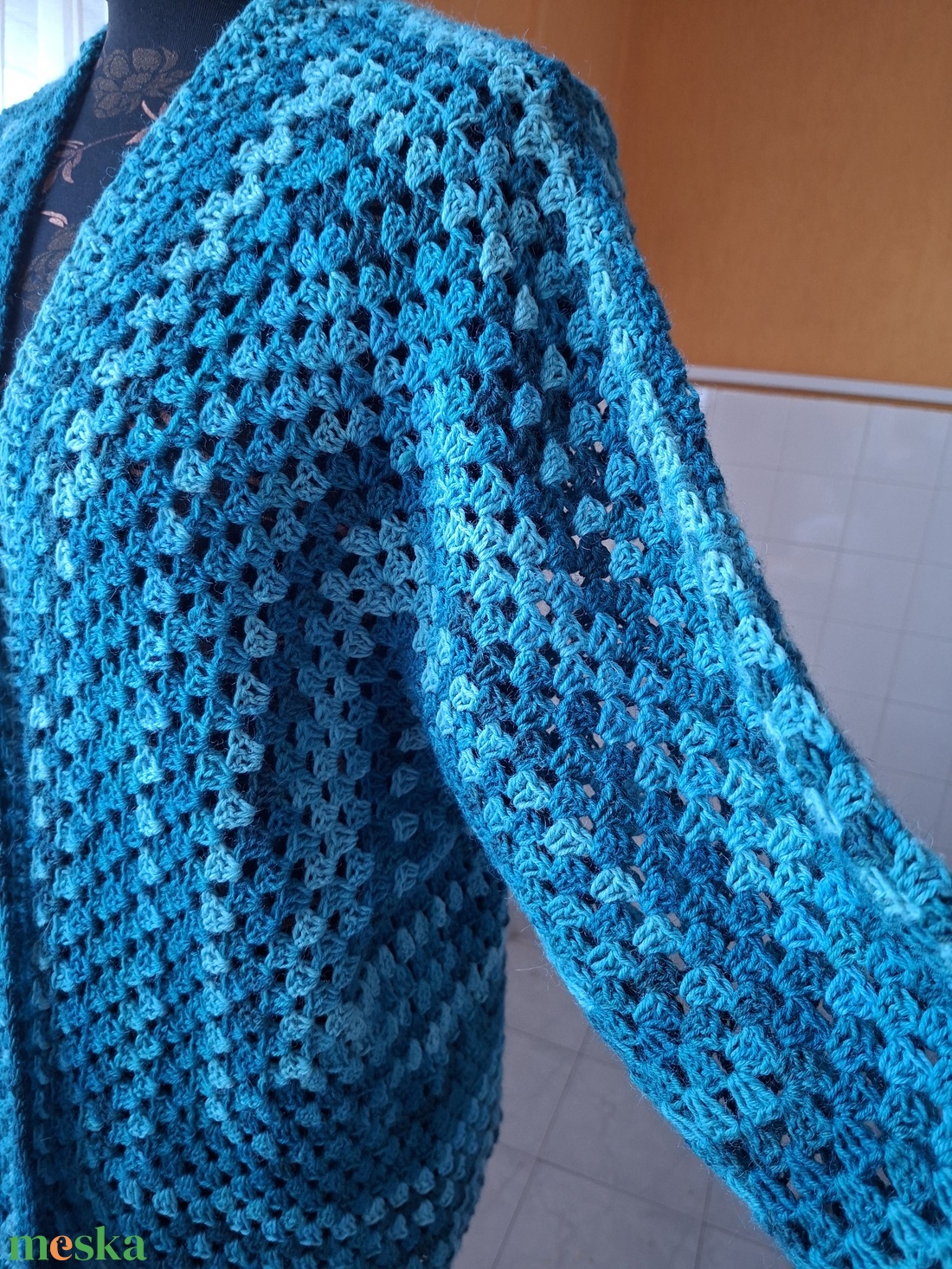 Divatos hexagon kabátka - ruha & divat - női ruha - bolero - Meska.hu