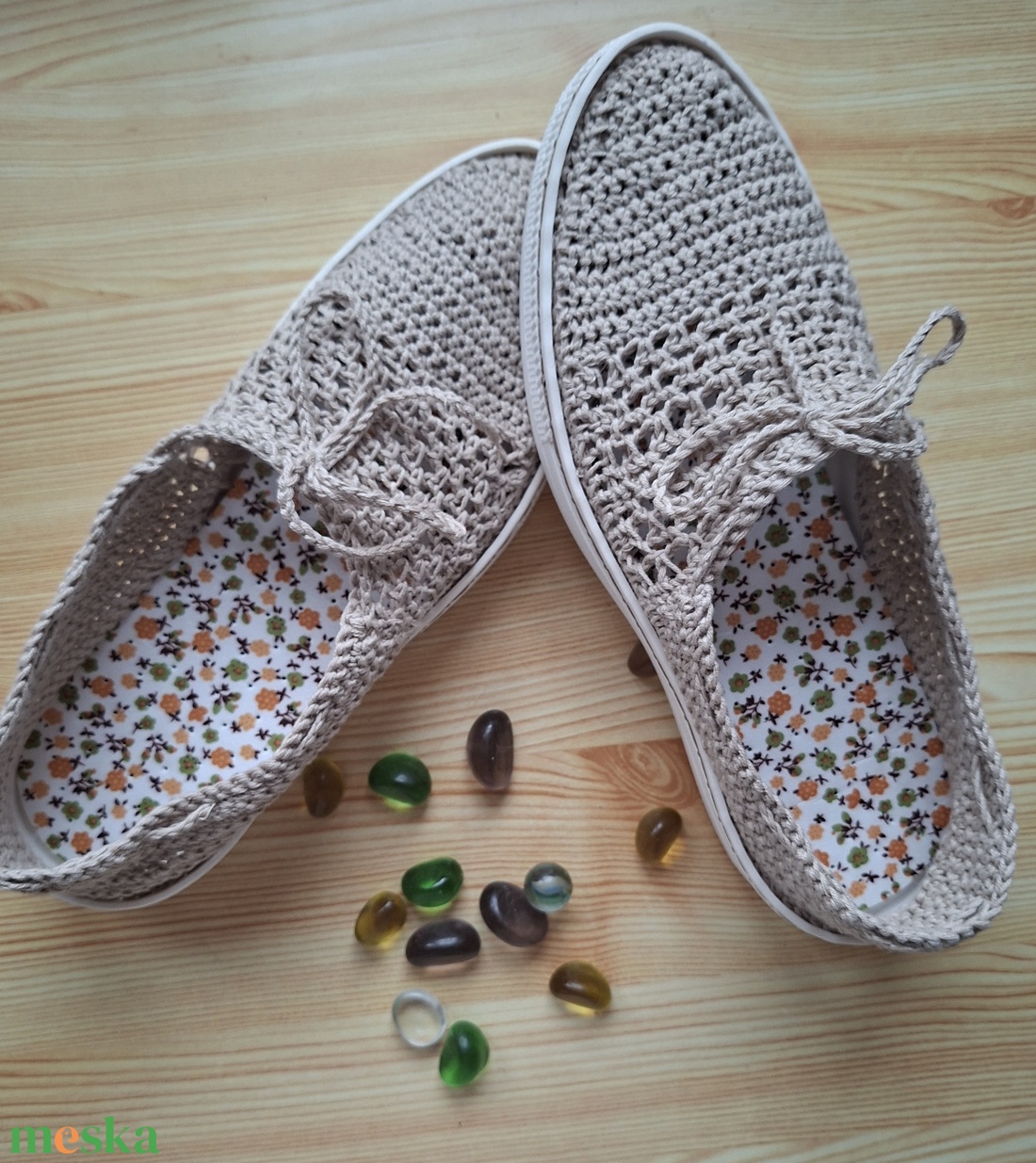 Kényelem horgolt cipő - ruha & divat - cipő & papucs - cipő, szandál - Meska.hu
