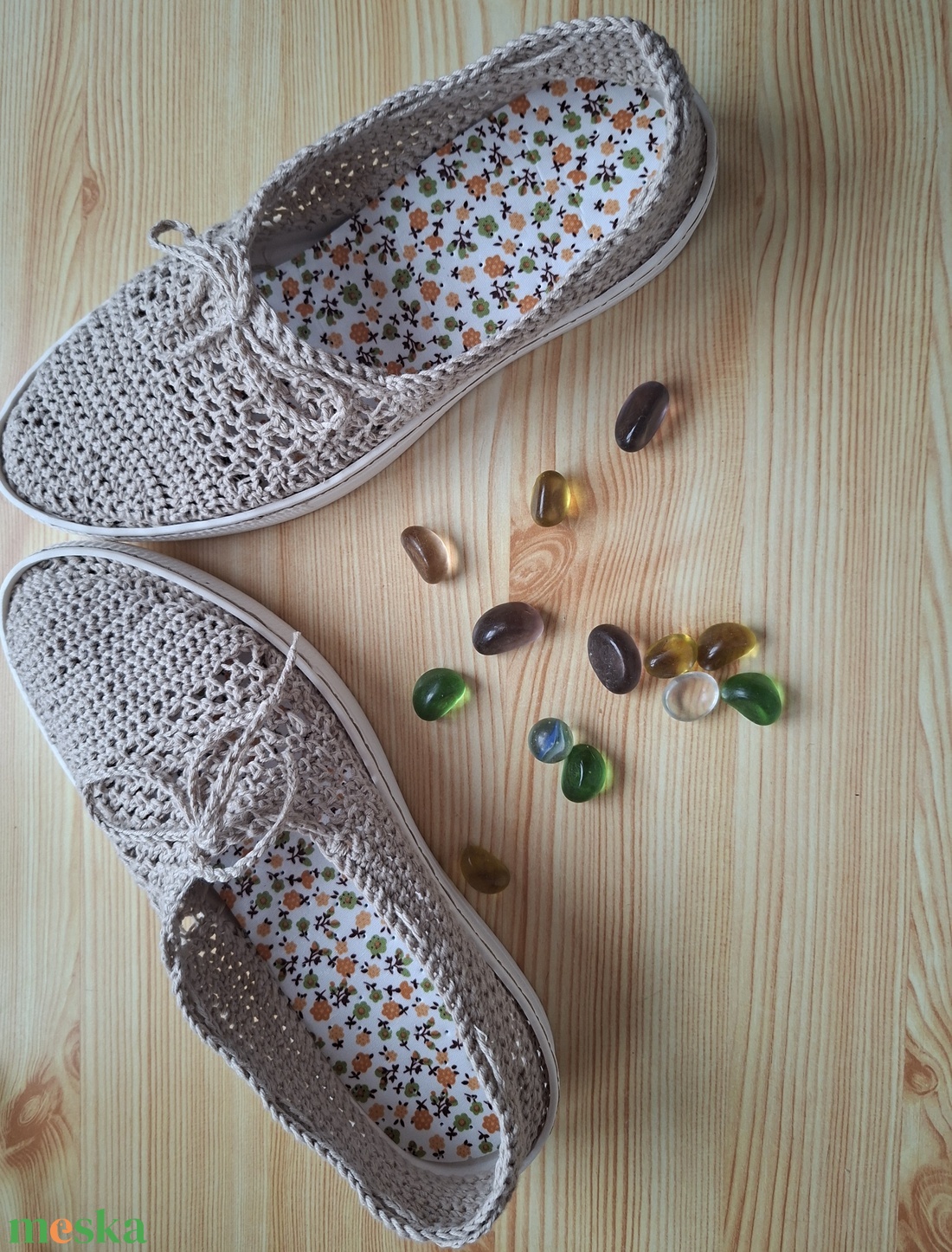 Kényelem horgolt cipő - ruha & divat - cipő & papucs - cipő, szandál - Meska.hu