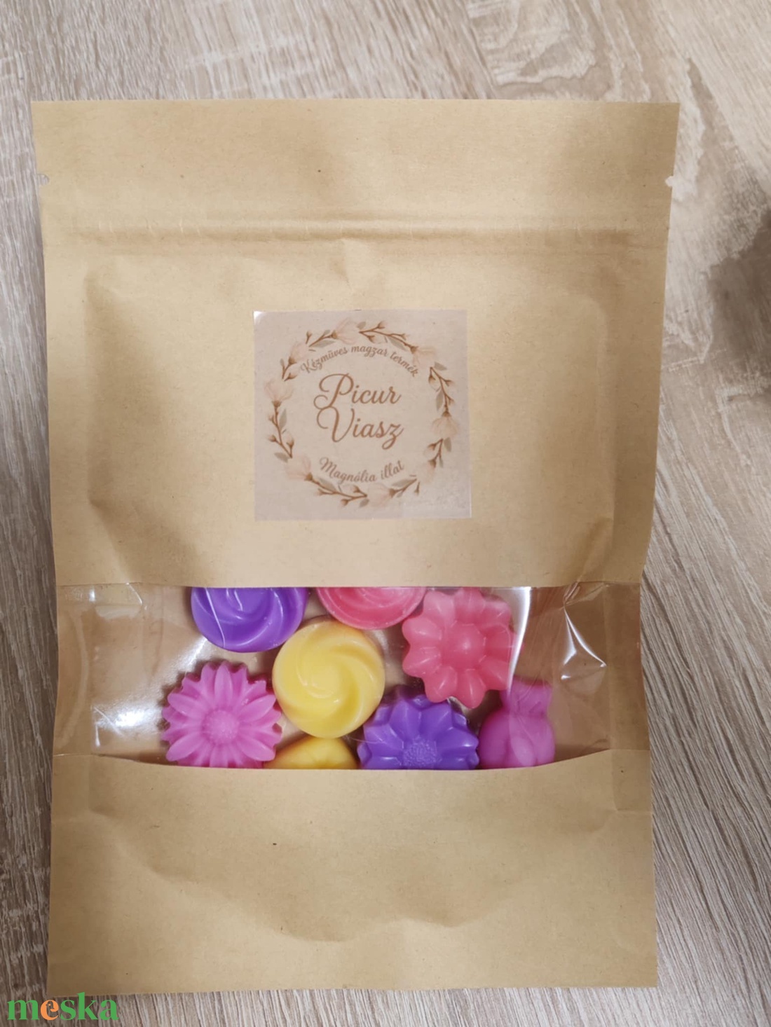 Magnólia illatviasz szójaviaszból - otthon & életmód - gyertya, illat, aroma - illatviasz - Meska.hu