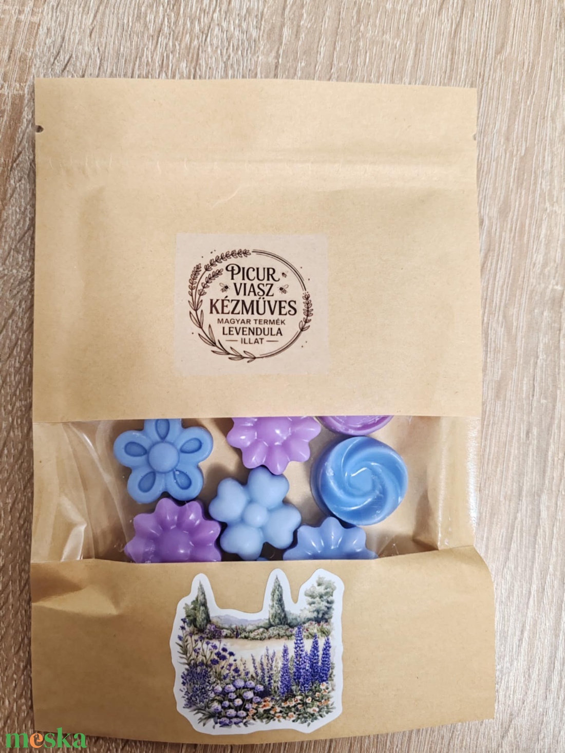 Levendula illatviasz  - otthon & életmód - gyertya, illat, aroma - illatviasz - Meska.hu