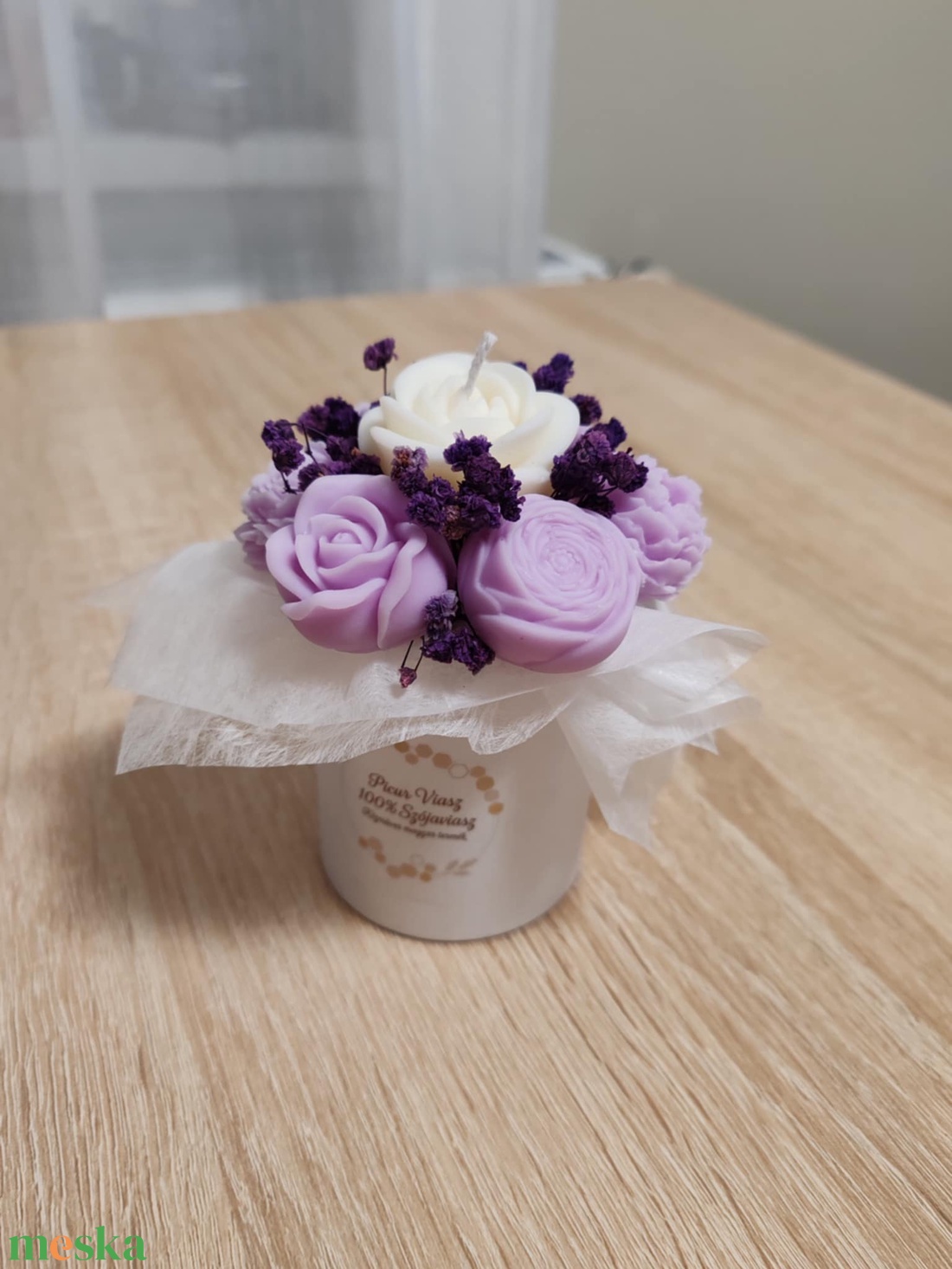 Gyertyacsokor díszdobozban - otthon & életmód - gyertya, illat, aroma - gyertya - Meska.hu