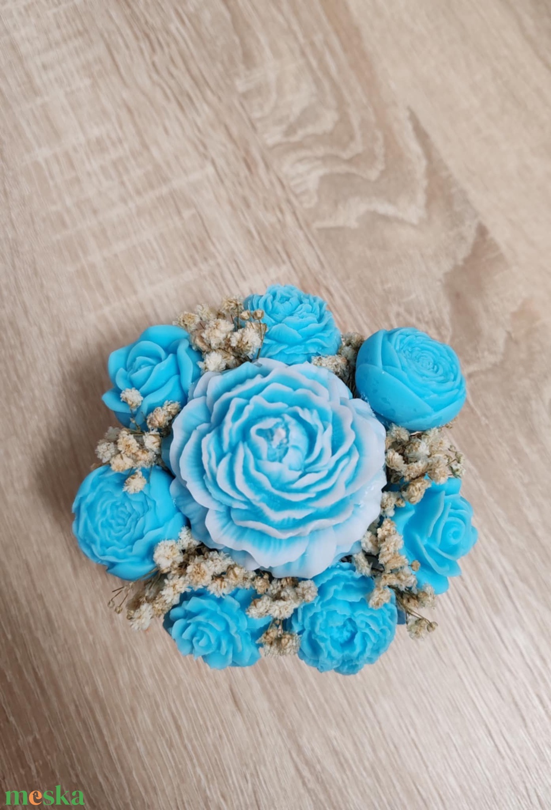 Virágcsokor gyertya pohárban - otthon & életmód - gyertya, illat, aroma - gyertya - Meska.hu