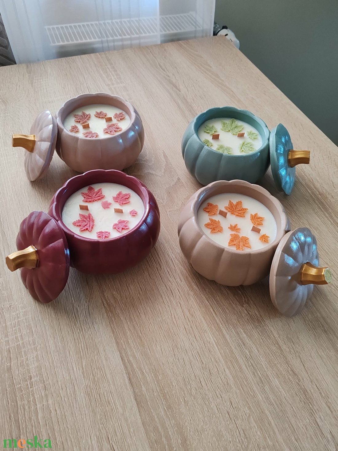 Gyertya tök kerámiában - otthon & életmód - gyertya, illat, aroma - gyertya - Meska.hu