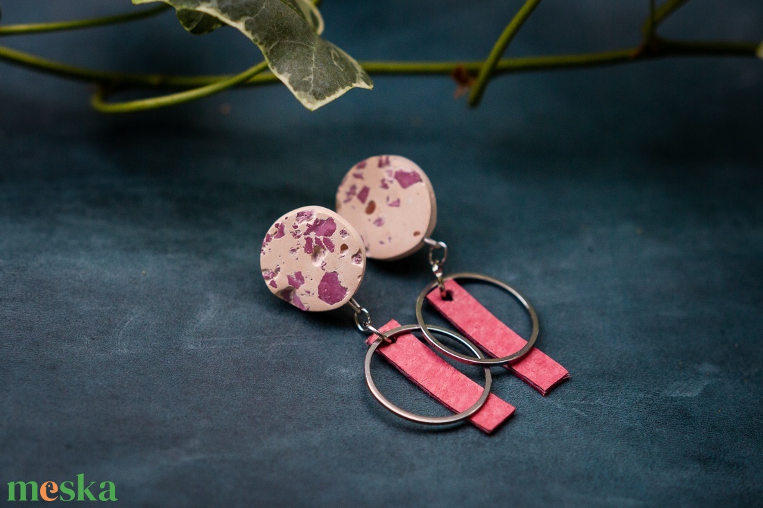 Pasztell-pink fülbevaló - ékszer - ékszerszett - Meska.hu Pasztell-pink fülbevaló - ékszer - ékszerszett - Meska.hu