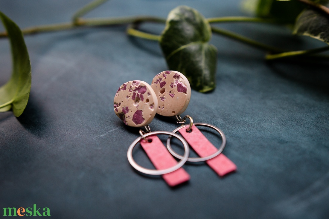 Pasztell-pink fülbevaló - ékszer - ékszerszett - Meska.hu Pasztell-pink fülbevaló - ékszer - ékszerszett - Meska.hu