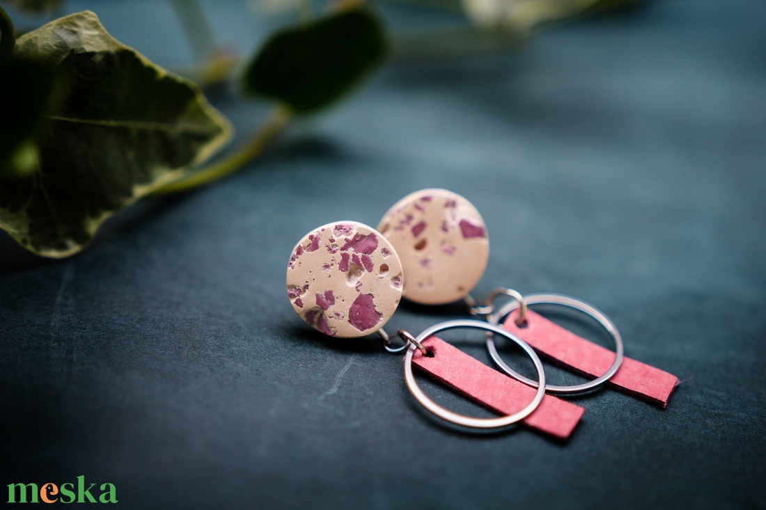 Pasztell-pink fülbevaló - ékszer - ékszerszett - Meska.hu Pasztell-pink fülbevaló - ékszer - ékszerszett - Meska.hu