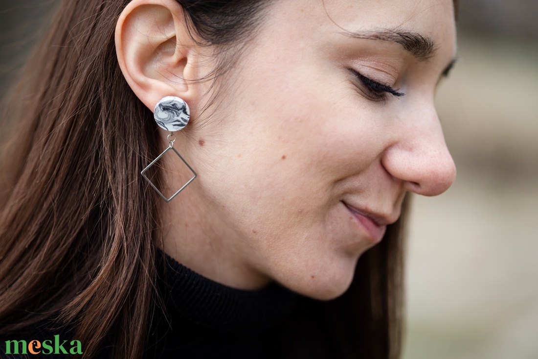 Black and white marble - ékszer - ékszerszett - Meska.hu Black and white marble - ékszer - ékszerszett - Meska.hu