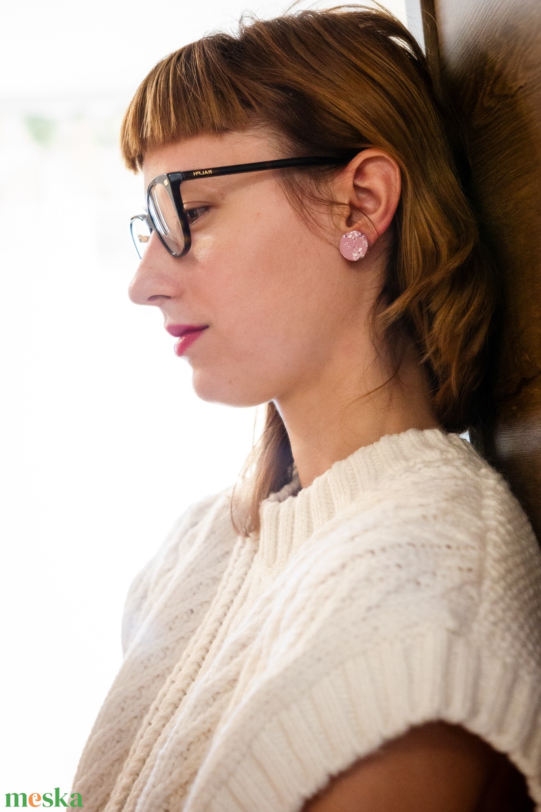 Small raspberry - ékszer - fülbevaló - pötty fülbevaló - Meska.hu