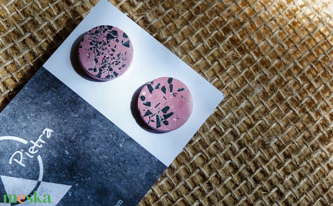 Small raspberry - ékszer - fülbevaló - pötty fülbevaló - Meska.hu