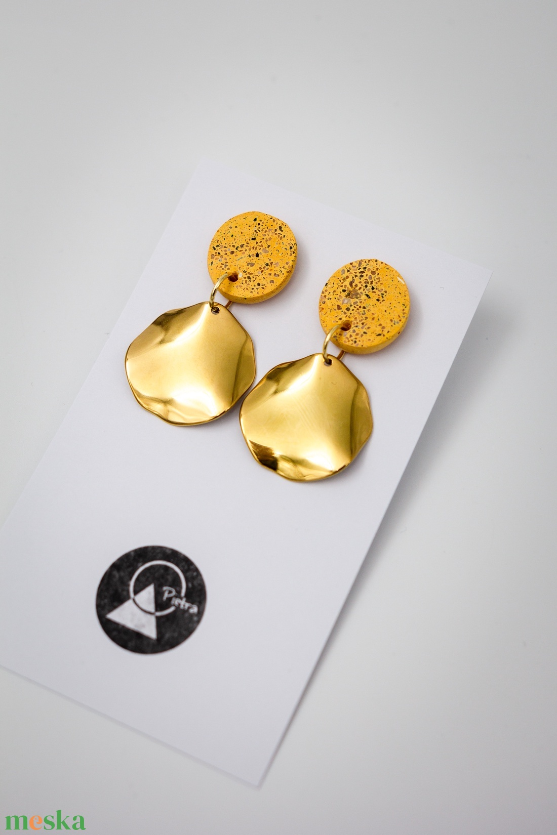 Pasztell - 6402 - ékszer - fülbevaló - lógó fülbevaló - Meska.hu